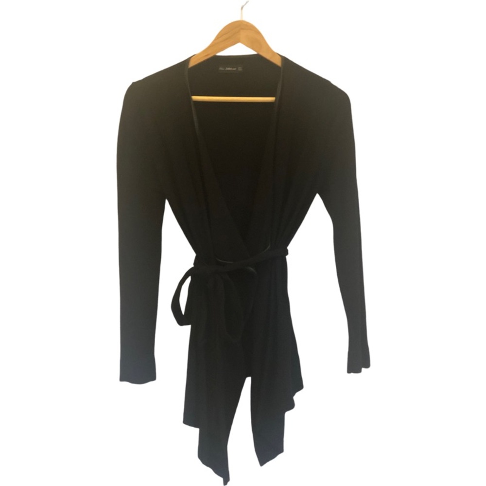 Black cardigan